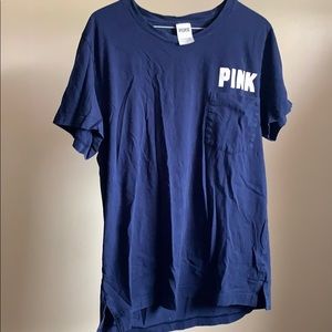 PINK Navy Blue T-Shirt